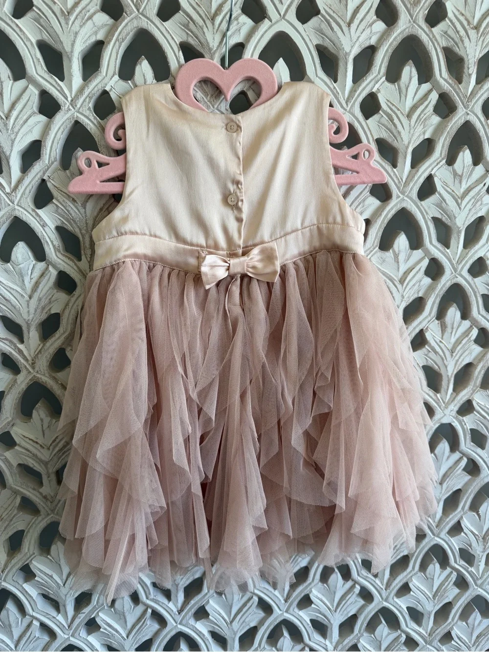 Stunning Baby Gap satin and tulle pink dress, 18-24 mo